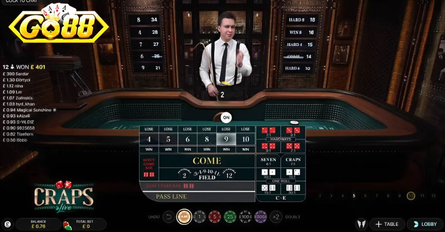 Bật mí 3 mẹo chơi Craps Tài Xỉu từ cao thủ