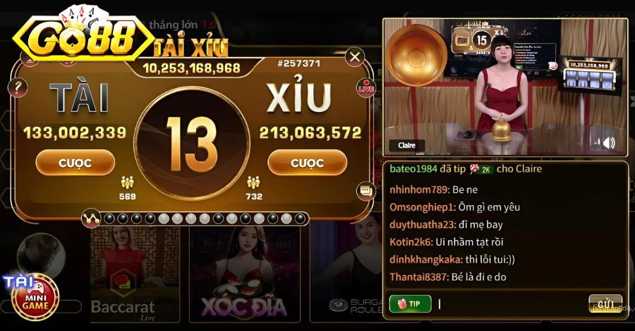 Hướng dẫn cách chơi Tài Xỉu Live Casino chuẩn xác